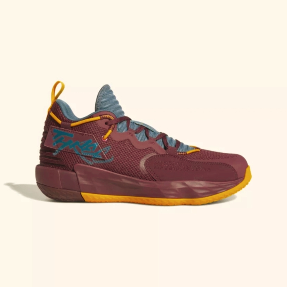 NIB Adidas Limite Dame 7 EXTPLY GCA 'Three' Victory Crimson Size 11.
